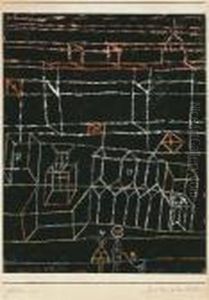 Kinder Vor Der Stadt by Paul Klee