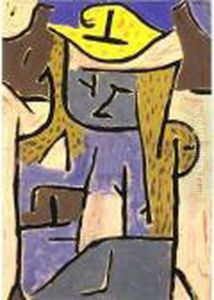 Madchen Mit Gelbem Hut by Paul Klee