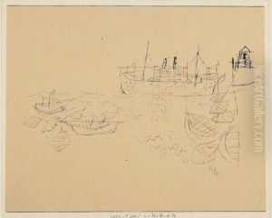 Hafenbild (view Of A Harbour) by Paul Klee