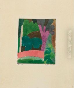 Kl. Parklandschaft (small Park Landscape) by Paul Klee