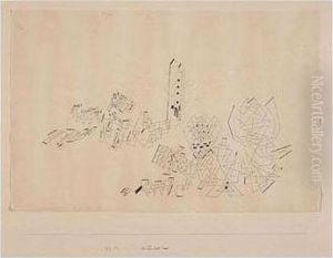 Der Turm Halt Stand (the Tower Resists) by Paul Klee
