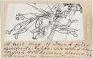 Ohne Titel (figurenskizzen) by Paul Klee