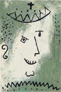 Kronen-narr (crowned Fool) by Paul Klee