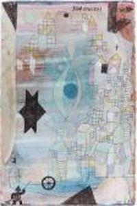 Mit Dem Netzfischer (recto); Zeichnung (verso) by Paul Klee