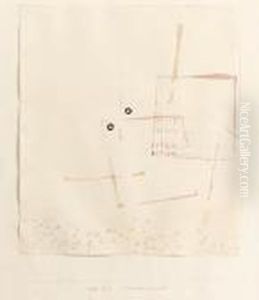 Dated, Titled And Numbered '1935 K 6 Auch Hier Ein Gesicht' by Paul Klee