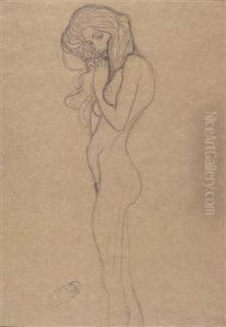12 Sketches For The Beethoven Frieze From The Public Collection In Vienna