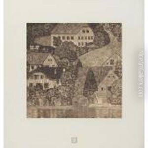 "houses At Unterach On The Attersee,"