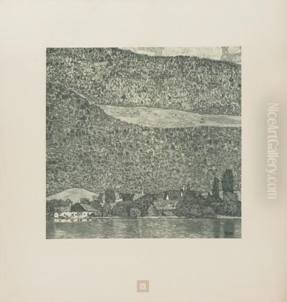 Unterach Lake Attersee,
Austria - view 1
