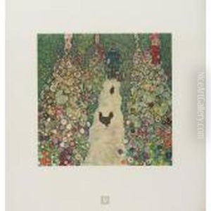 Garden Path With Hens by Gustav Klimt