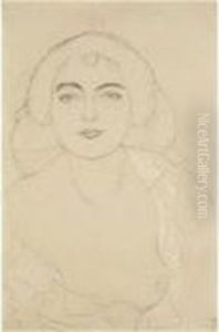 Brustbild Von Vorne (bust Of A Woman) by Gustav Klimt