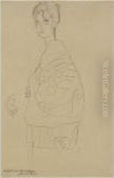 Studie Fur Die Vordere Figur In Freundinnen Ii - view 1