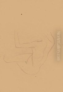 Begonne Aktstudie by Gustav Klimt