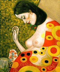 Hope Ii by Gustav Klimt