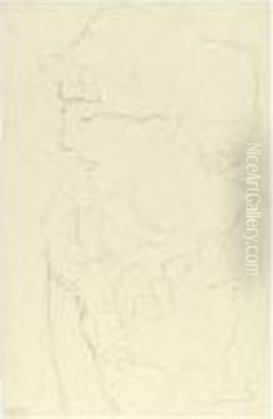 Weibliches Brustbild Im Profil Or Frau Mit Bluse - view 1