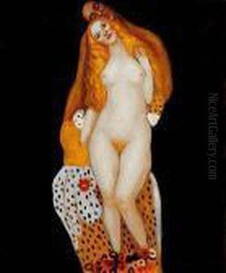 Adam And Eve by Gustav Klimt
