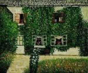 Forsthaus In Weissenbach Am by Gustav Klimt