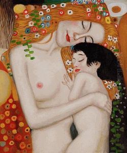 Mother And Child by Gustav Klimt