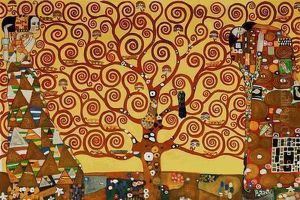 The Tree Of Life, Stoclet Frieze by Gustav Klimt