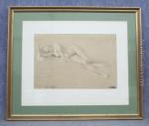 Desnudo De Jeronima Klim by Gustav Klimt
