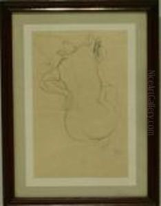 Mujer De Espaldas by Gustav Klimt