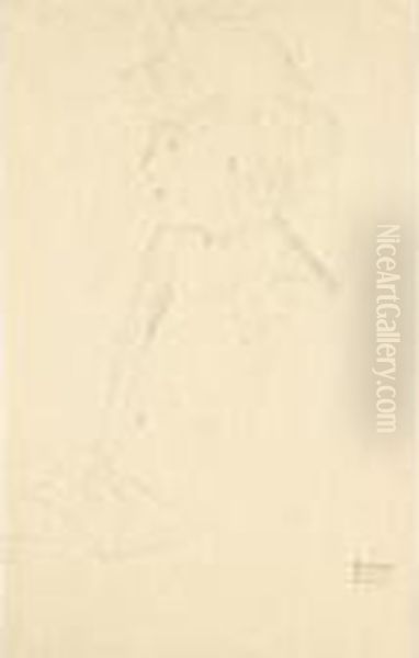 Brustbild Im Profil Nach Links (woman In Profile Facingleft) - view 1