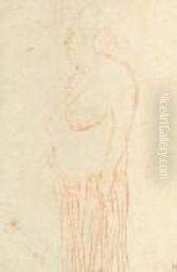 Etude Pour Les Frises De Beethoven. Circa 1902. by Gustav Klimt