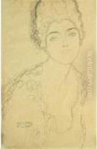 Damenbrustbild Von Vorne (bust Of A Lady, Frontal View)