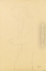 Study For
 Hope Ii by Gustav Klimt