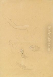 Sketches For by Gustav Klimt