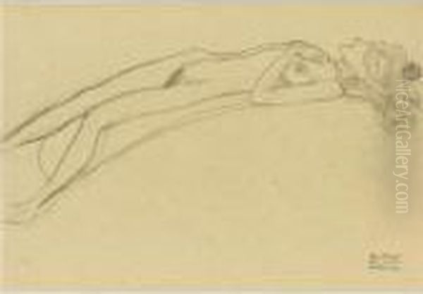 Property From A Private European
 Collection
 

 
 
 

 
 Auf Dem Rucken Liegender Madchenakt, Die Rechte Uber Dem Kopf 
Sichtbar (lying Girl Nude On Her Back, The Right Hand Above Her Head) - view 1
