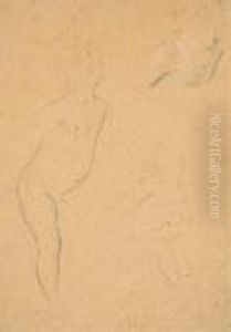 Trois Etudes D'enfant (recto); Etudes D'enfant (verso) by Gustav Klimt