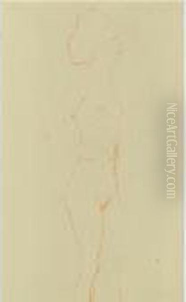 Standing Nude Female (hands On Hips) - view 1