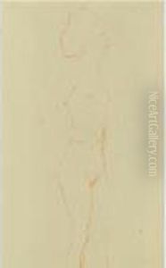 Standing Nude Female (hands On Hips) by Gustav Klimt
