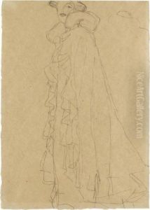 Stehend Nach Links, Skizze Des
Kragens Von Hinten (standing Turned To The Left, Sketch Of The Collar
From Reverse) Stehend Nach Links, Skizze Des
Kragens Von Hinten (standing Turned To The Left, Sketch Of The Collar
From Reverse)