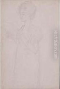Woman Singing by Gustav Klimt