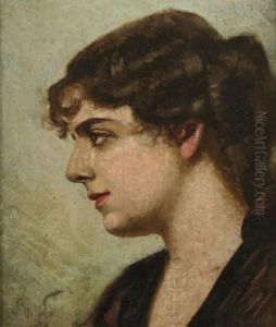 Portraitbuste Einer Jungen Frau