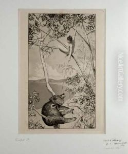 Amour Et Psyche by Max Klinger