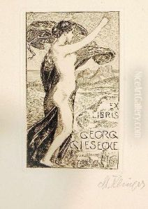 Exlibris Georg Giesecke by Max Klinger