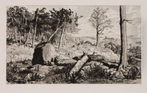 Simplicissimus In Der Wald-einode by Max Klinger
