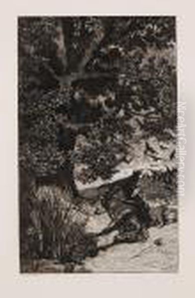 "gefallener Reiter". 1881 - view 1