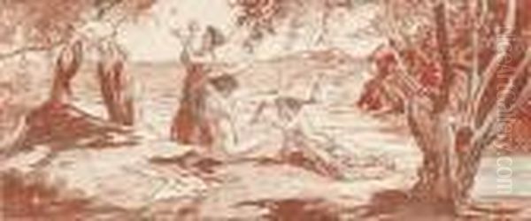 Umkreis: Badende Und Lagernde Frau - view 1