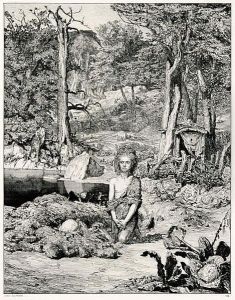 Simplicius Am Grabe Des Einsiedlers by Max Klinger