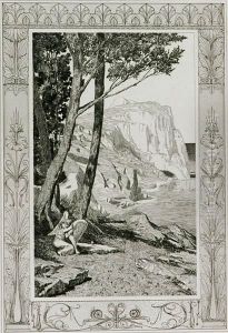 Amor Znajduje Psyche, Opus V, Pl. 41 by Max Klinger