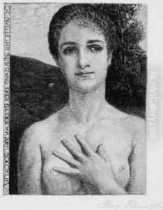 Die Quelle, Nach Bocklin by Max Klinger