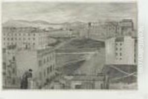 View From The Studio Window (s. 270) by Max Klinger