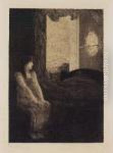 Eine Liebe. Erwachen (a Love. Awakening) (s. 164 Iv) by Max Klinger