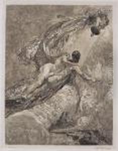 Eine Liebe. Neue Traume Von Gluck (a Love. New Dreams Of Happiness) (s. 163 I) by Max Klinger