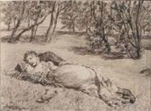 Couple On A Lawn