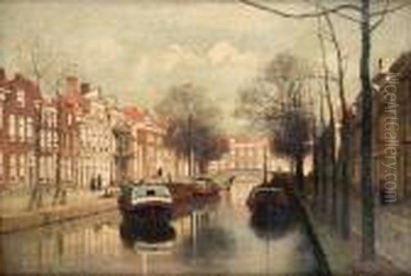 A Quiet Canal, Amsterdam - view 1