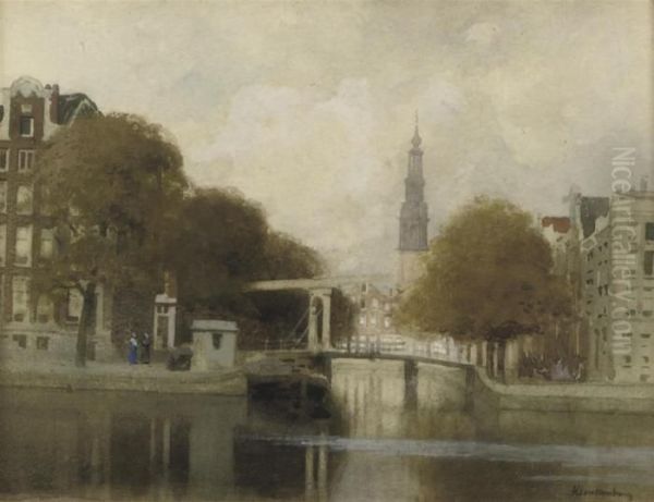 A View Of The Groenburgwal, Amsterdam - view 1